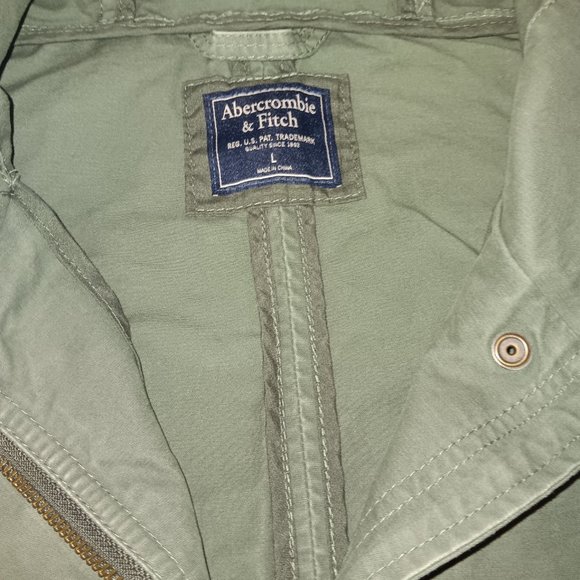 ABERCROMBIE & FITCH HOODIE UTILITY JACKET - Picture 5 of 8